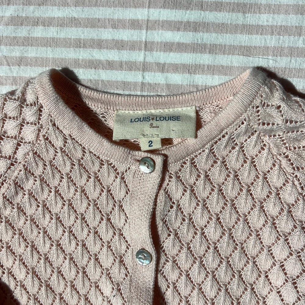 Louis Louise Girls' Knit Cardigan size 2 Y - Picture 5 of 5
